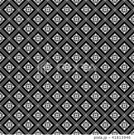 Floral pattern. Wallpaper baroque, damask. Floral pattern. Wallpaper baroque, damask. 41813946