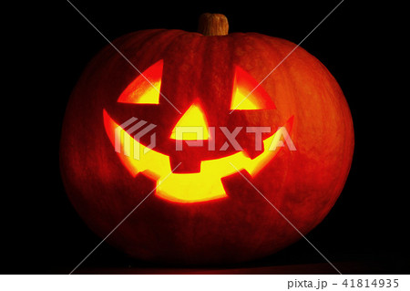 Halloween pumpkin on black Halloween pumpkin on black 41814935