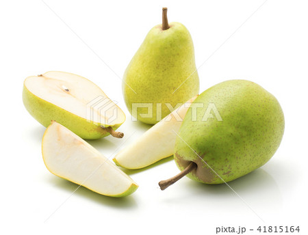 Green pear isolated on white Green pear isolated on white 41815164