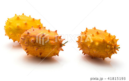 Fresh kiwano isolated on white Fresh kiwano isolated on white 41815193