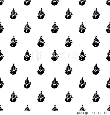 Snowman icon, simple black style Snowman icon, simple black style 41817016