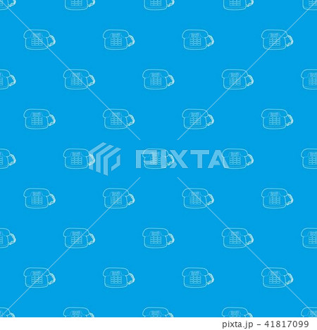 Phone pattern vector seamless blue 41817099