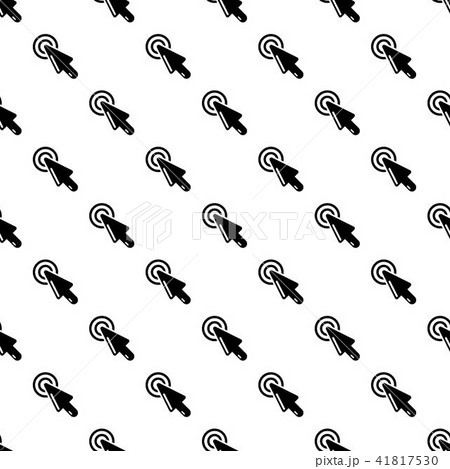 Cursor clicking icon, simple black style 41817530