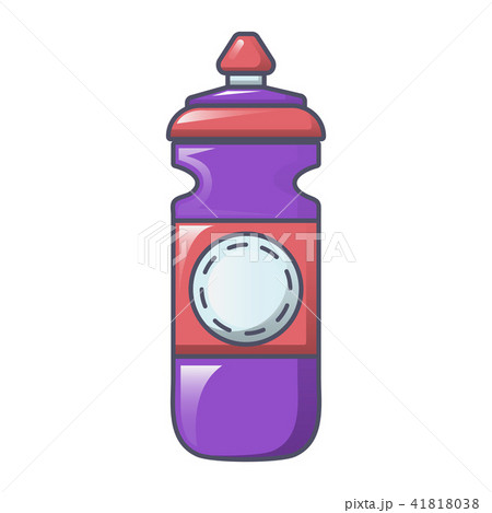 Plastic water bottle icon, cartoon style 41818038