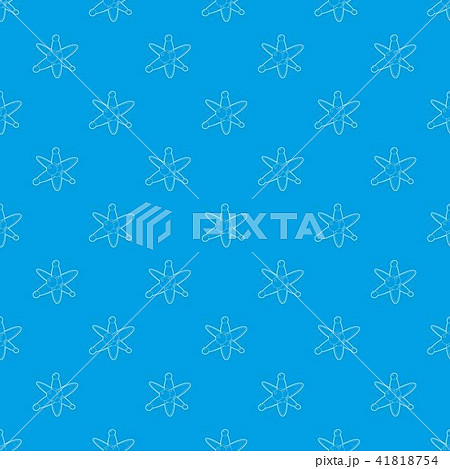 Molecules pattern vector seamless blue Molecules pattern vector seamless blue 41818754