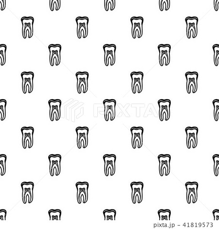 Tooth structure icon, simple black style 41819573