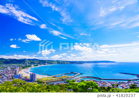 (千葉県)鴨川の街と海 (千葉県)鴨川の街と海 41820237