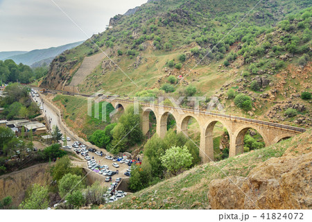 Railway bridge near Bisheh village. Iran Railway bridge near Bisheh village. Iran 41824072
