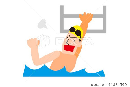 水泳選手 水泳競技 スイマー ガッツポーズ 水泳選手 水泳競技 スイマー ガッツポーズ 41824590