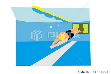 水泳選手 水泳競技 スイマー 水中 水泳選手 水泳競技 スイマー 水中 41824591