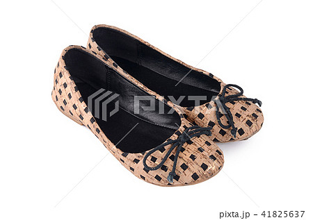 Women's summer shoes isolated on white 41825637