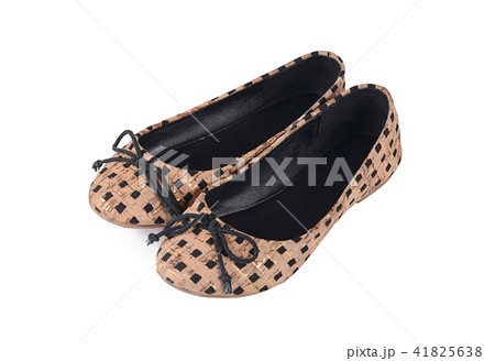 Women's summer shoes isolated on white 41825638