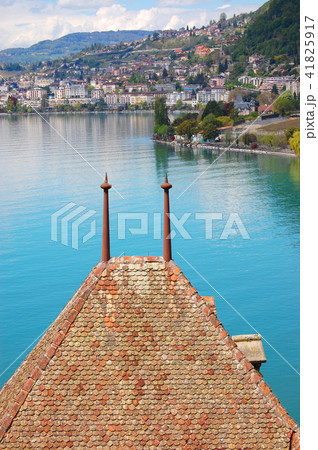 roof Chillon castle in Switzerland 41825917