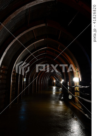 生野銀山の坑道 41826820