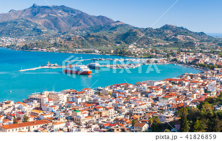 Coastal landscape of Zakynthos, Greek island Coastal landscape of Zakynthos, Greek island 41826859