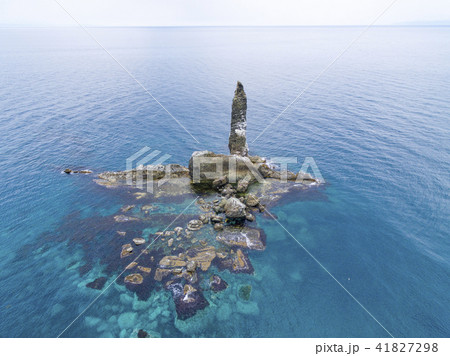 ローソク岩 空撮(北海道余市) ローソク岩 空撮(北海道余市) 41827298