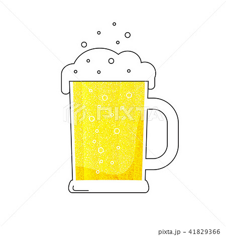 vector mug of beer with froth vector mug of beer with froth 41829366