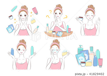 woman with beauty concept 41829402