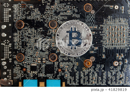 Bitcoins lie on the video card 41829819