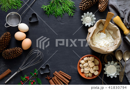 Christmas baking background 41830794