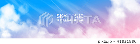realistic pink-blue sky 41831986