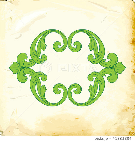 Vector baroque of vintage elements for design.  41833804