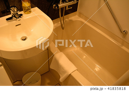 ビジネスホテルのユニットバスの写真素材