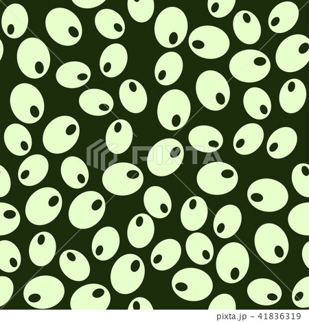 Vector seamless pattern with oval elements.  41836319