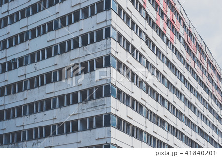 abandoned building building facade of empty house 41840201