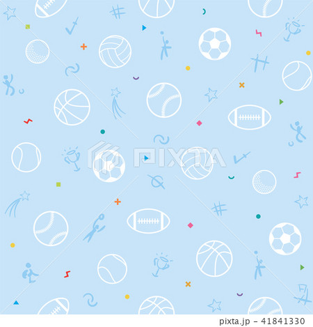 Sport theme seamless pattern background 41841330