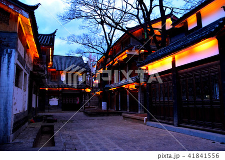 麗江古城の街並み 41841556