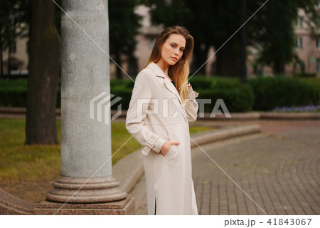 beautiful blonde girl in the street beautiful blonde girl in the street 41843067