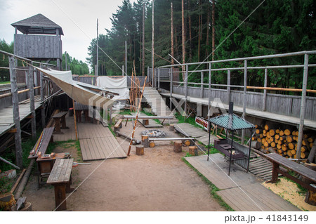 Photo of wooden fortress inside 41843149