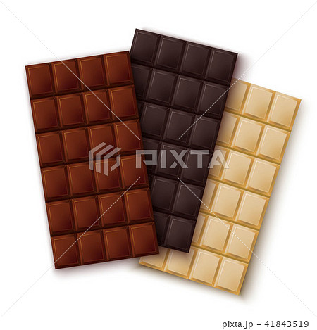Realistic Detailed 3d Chocolate Set. Vector 41843519