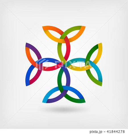 Carolingian cross trinity knots. celtic symbol 41844278