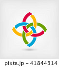 multicolor abstract intertwining symbol 41844314