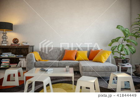 Blank wall interior 41844449