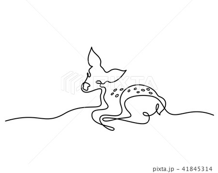 Funny deer cub baby Funny deer cub baby 41845314