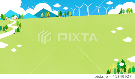 Vector - Beautiful scenes of nature. Springtime flat background 005 Vector - Beautiful scenes of nature. Springtime flat background 005 41849927