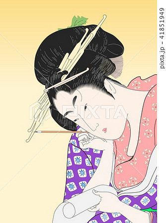 歌麿の扇屋花扇―紫 歌麿の扇屋花扇―紫 41851949