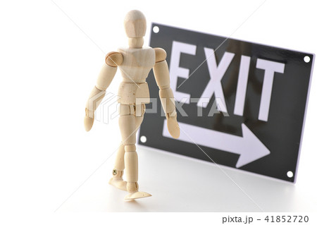 EXIT 避難　訓練　出口 41852720