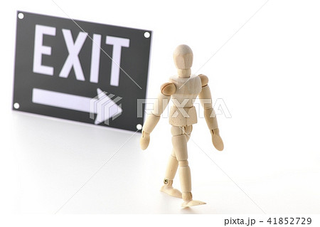 EXIT 避難　訓練　出口 41852729