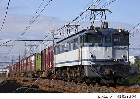EF65形1000番台による貨物列車の写真素材 [41853304] - PIXTA