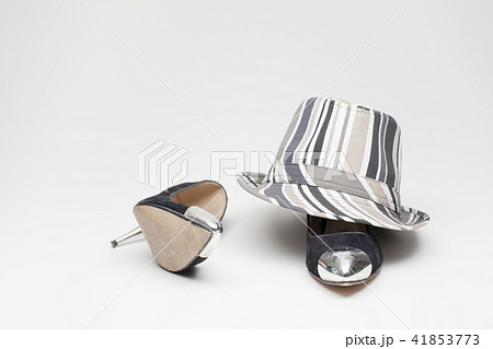 old ladies shoe on high heels and and a hat old ladies shoe on high heels and and a hat 41853773