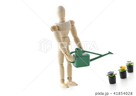 お花に水やり お花に水やり 41854028