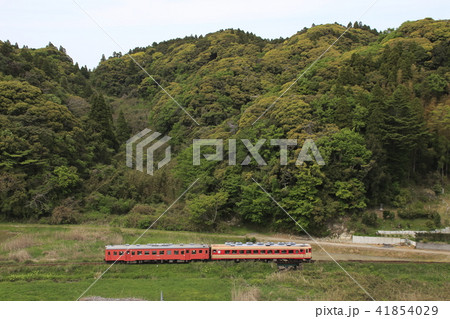 いすみ鉄道キハ52+キハ28（俯瞰） 41854029