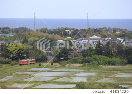 いすみ鉄道キハ52+キハ28（俯瞰） 41854220