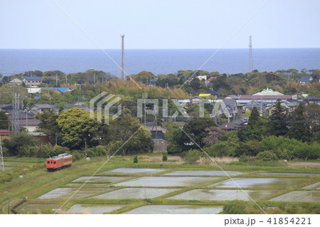 いすみ鉄道キハ52+キハ28（俯瞰） 41854221