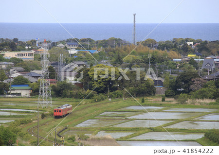 いすみ鉄道キハ52+キハ28（俯瞰） 41854222