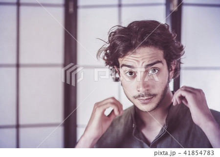 Close Up of Young Man 41854783